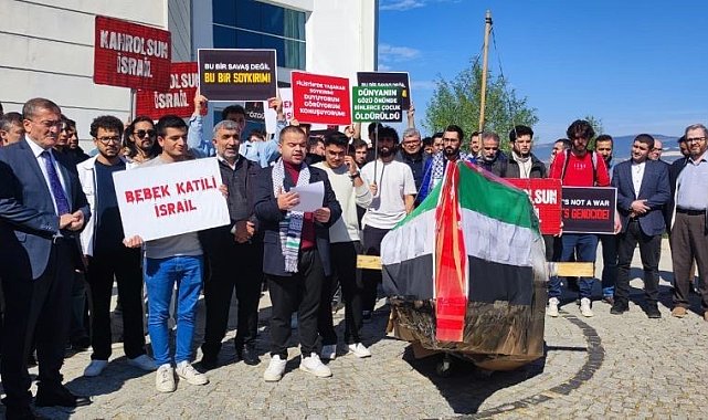 Üniversiteli öğrencilerinden Gazze'ye destek