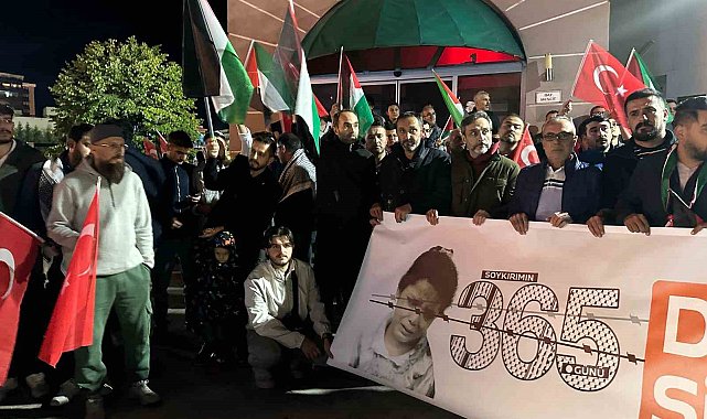 Uşak'ta Sumud Filosu ve Gazze'ye destek yürüyüşü