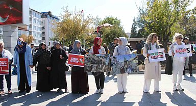 Uşaklı kadınlardan Gazze için sessiz çığlık