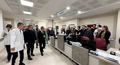 Vali Aydoğdu, hastaları ziyaret etti