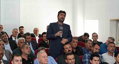 Vali Çeber ile Başkan Şahin, Arabanlı muhtarların taleplerini dinledi