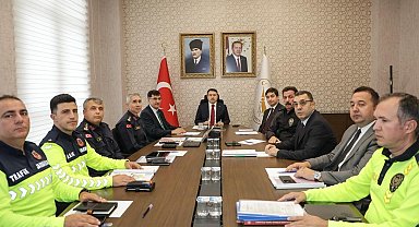 Vali Işın, 'Karayolu Trafik Güvenliği' toplantısına katıldı