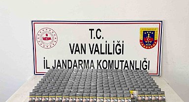 Van'da bin 470 paket kaçak sigara ele geçirildi