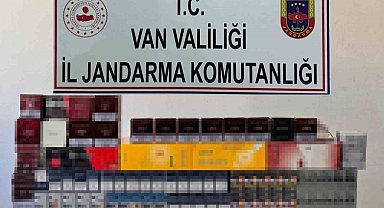 Van'da bin 856 paket kaçak sigara ele geçirildi