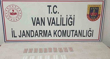 Van'da İran uyruklu şahsın üzerinden 160 adet uyuşturucu hap ele geçirildi