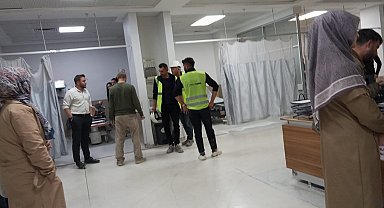 Van'da şehir hastanesi inşaatında iş kazası: 1 işçi yaralandı