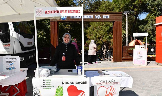 Vezirköprü'de organ bağışına farkındalık oluşturuldu