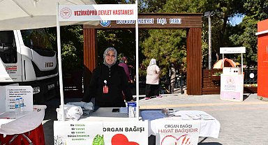 Vezirköprü'de organ bağışına farkındalık oluşturuldu