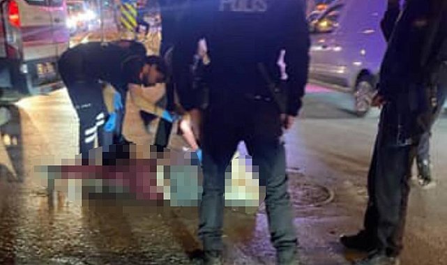 Vidanjörün altında kalan motosiklet sürücüsünün acı sonu