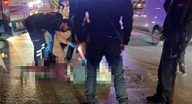 Vidanjörün altında kalan motosiklet sürücüsünün acı sonu