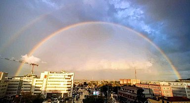 Yağmur sonrası Samsun'dan kartpostallık manzara