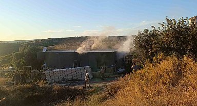 Yangında ev küle döndü, tek teselli kurtarılan muhabbet kuşları oldu
