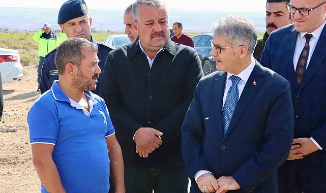 Yangında hayvanlarını kaybeden üreticiye 72 küçükbaş teslim edildi