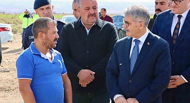 Yangında hayvanlarını kaybeden üreticiye 72 küçükbaş teslim edildi