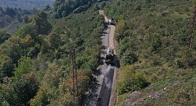 Yarım asırlık yol sorunu, sıcak asfalt ile çözülüyor