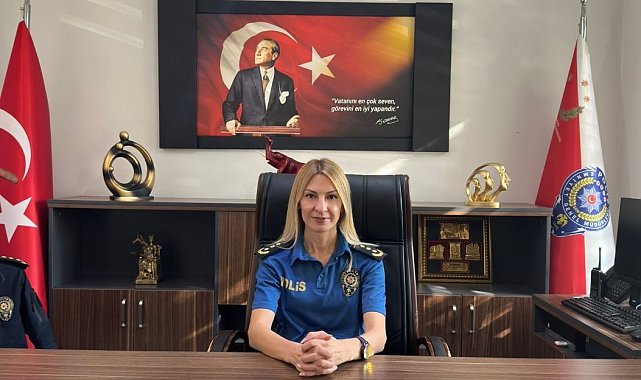 Yatağan'ın ilk kadın emniyet müdürü görevine başladı