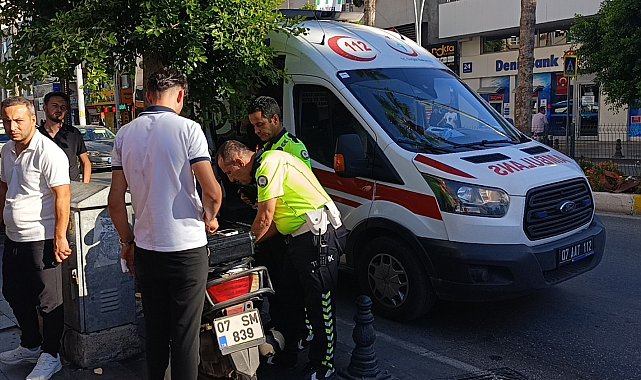Yaya geçidinde ölümden döndü, o anlar güvenlik kamerasına yansıdı