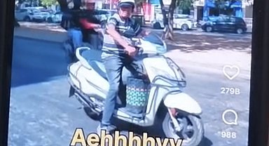 Yayalara korku dolu anlar yaşattı, paylaşım yapınca yakalandı