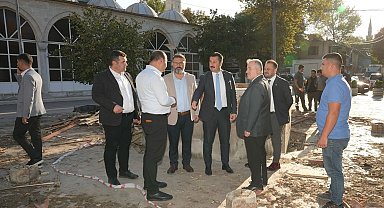 Yenişehir'e yeni meydan ve tarihi çeşme