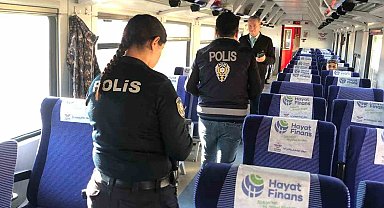 Yerköy Emniyeti'nden trende denetim