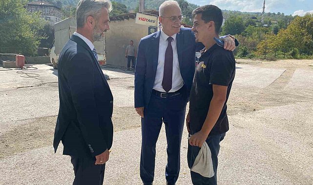 Yığılca'nın spor alanlarını Arslantürk inceledi