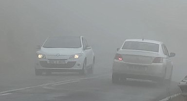 Yüksekova-Şemdinli kara yolunda yoğun sis