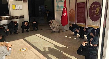 Zonguldak Öğretmenevi'nde deprem ve tahliye tatbikatı