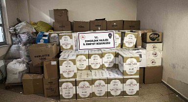 Zonguldak'ta kaçak tütün ve çay operasyonu: 3 gözaltı