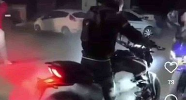 'Yoksul semtin çocuklarıyız' diyerek lastik yakıp, video paylaşan motosikletliye 19 bin TL ceza