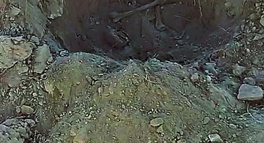 5 toprak küpün içerisinde insana ait kemik parçaları bulundu