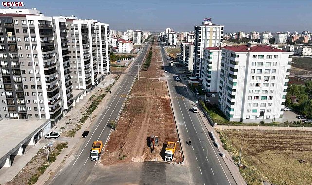 60 bin metrekarelik alanda peyzaj çalışması