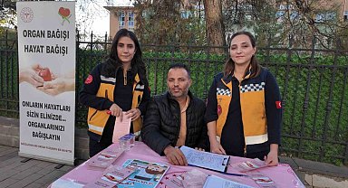 Ablasından karaciğer nakli alan vatandaş tüm organlarını bağışladı