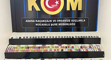 Adana'da 3 milyon TL değerinde kaçakçılık operasyonu: Telefonlar, sigaralar ele geçirildi