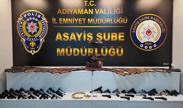 Adıyaman merkezli operasyon: 34 kişilik suç örgütü çökertildi