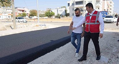 Adıyaman'da, yollar asfaltlanmaya devam ediliyor