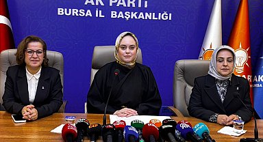 AK Parti Kadın Kolları Bursa: Şiddetin her türü kabul edilemez