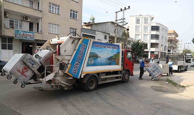 Akdeniz'de çöp konteyneri sayısı artıyor