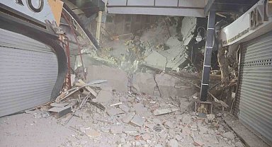 Aksaray Belediyesi'nin kontrolsüz yıkımı az kalsın dükkanları yıkıyordu