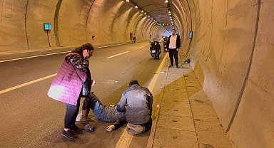 Alaplı'da tünelde trafik kazası: 1 yaralı