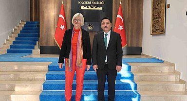 Almanya Federal Cumhuriyeti Büyükelçisi Sorg'dan Vali Çiçek'e ziyaret