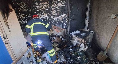 Altıntaş Zafertepeçalköy'de ev yangını korkuttu