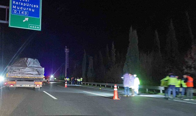 Anadolu Otoyolu'nda feci kaza: Otomobilin çarptığı yaya hayatını kaybetti
