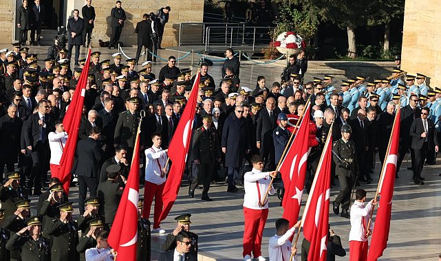 Anıtkabir'de 10 Kasım töreni düzenlendi
