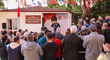 Ankara Keçiören'de Yeşiltepe Mahallesi'ne yeni muhtarlık binası