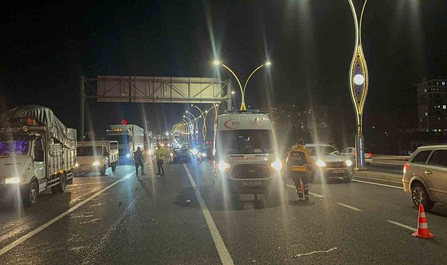 Ankara'da 5 araçlı zincirleme kaza: 1 yaralı