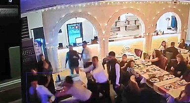 Ankara'da eğlence mekanına silahlı saldırının görüntüleri güvenlik kamerasına yansıdı