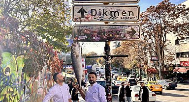Ankara'nın meşhur tabelasına balık hasadı