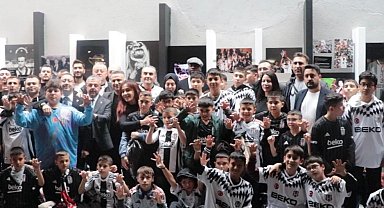 Ankaralı minik yürekler Tüpraş Stadyumu'nda Beşiktaş coşkusu yaşadı