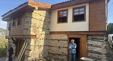 Antalya'da ata mirası tarihi düğmeli evler restore ediliyor