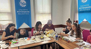 Ara tatil anne-çocuk atölyeleriyle renklendi
